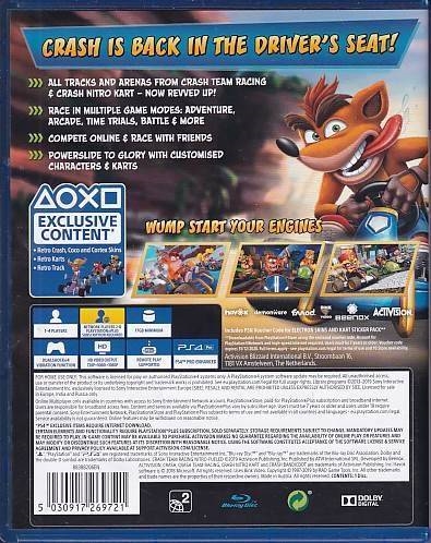 CTR Clash Team Racing Nitro Fueled - PS4 (B Grade) (Genbrug)